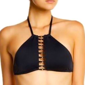 Trina Turk Swim | Black Gypsy Bikini Top size 12